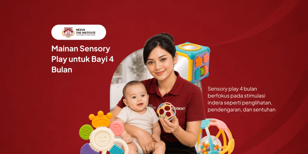 mainan sensory play bayi 4 bulan